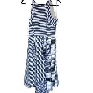 Eliza J Nautical Stripe High Low Dress, 6